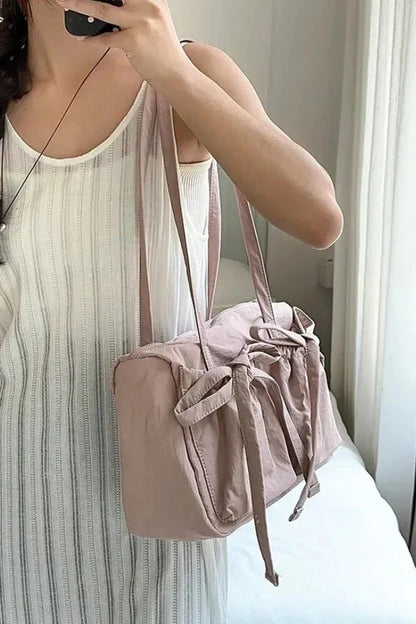 Celine Bow Tie Bag - PU Leather Charming Bow Details
