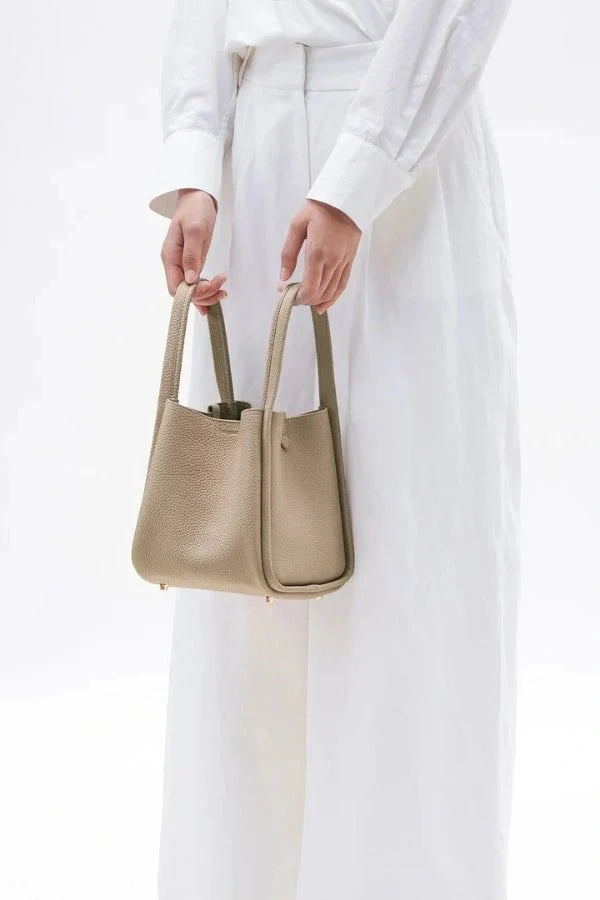 Rowan Bucket Bag - PU Leather Drawstring Everyday Carry