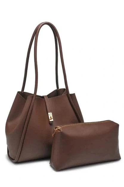 Rosalie Tote Bag - PU Leather Structured Everyday Carry