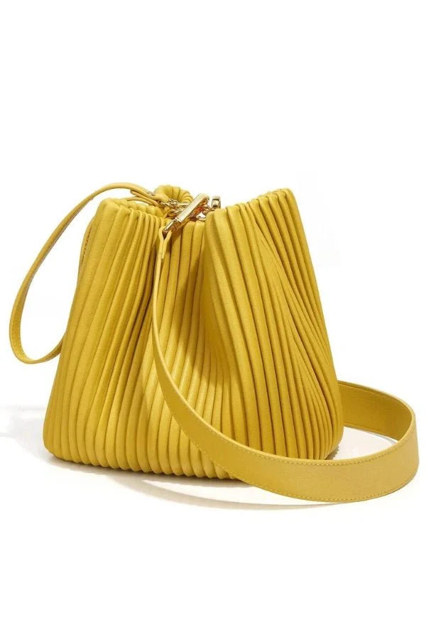 Celina Shoulder Bag - PU Leather Structured Convertible Carry