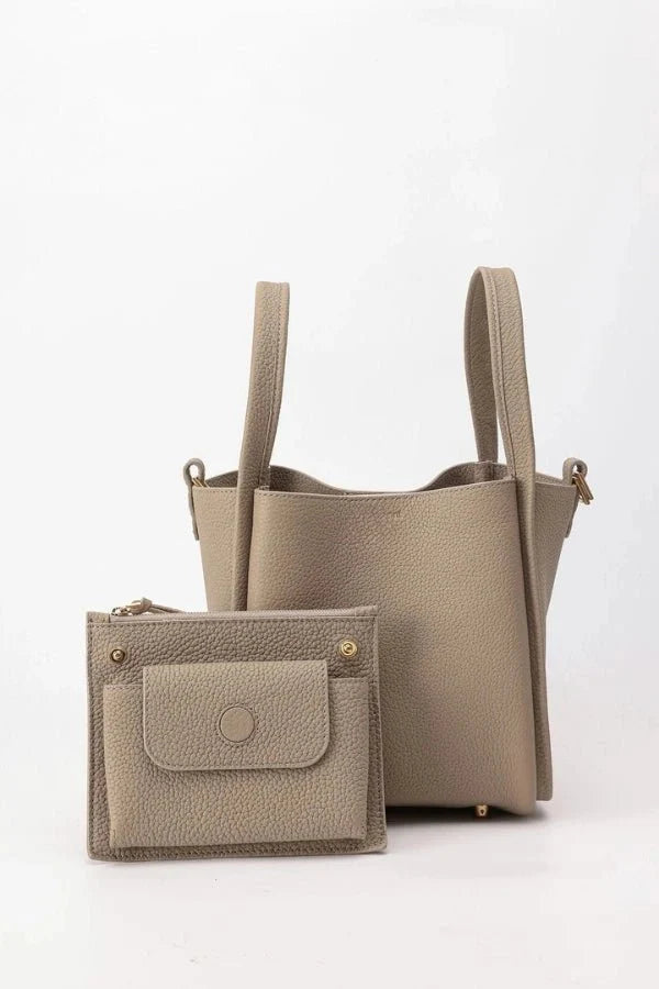 Rowan Bucket Bag - PU Leather Drawstring Everyday Carry
