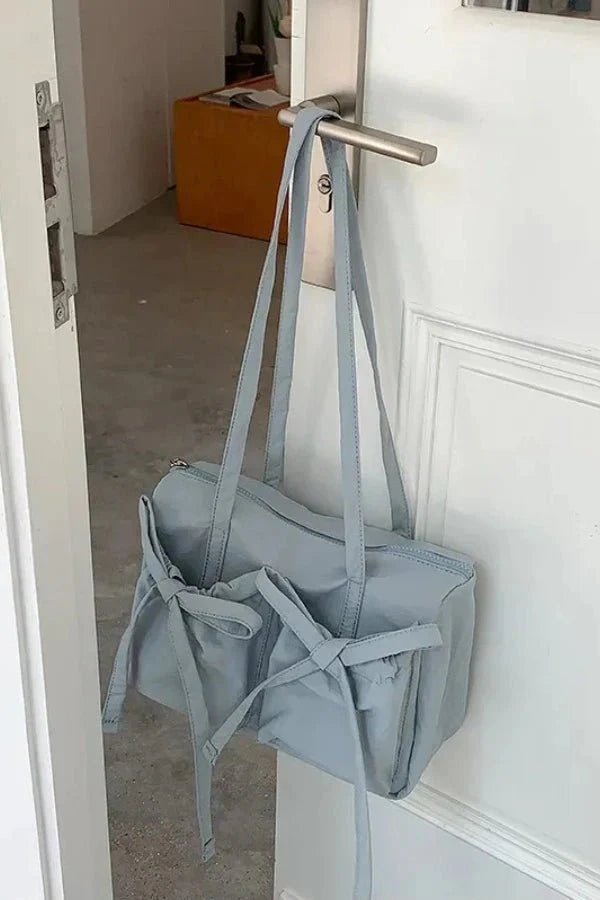 Celine Bow Tie Bag - PU Leather Charming Bow Details