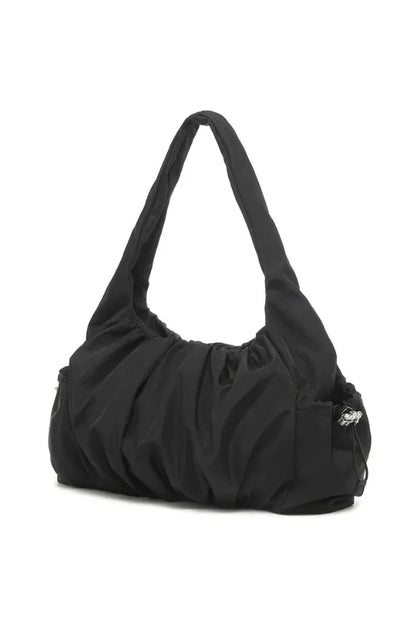 Isadora Crossbody Bag - Nylon Pleated Compact Carry