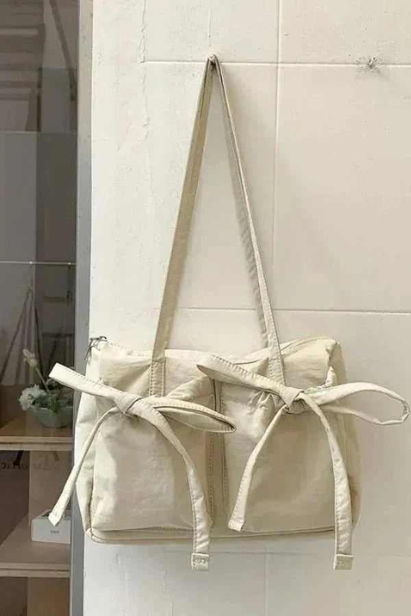 Celine Bow Tie Bag - PU Leather Charming Bow Details