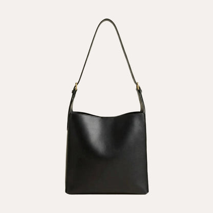 Ava Bucket Bag - Minimalist PU Leather Shoulder Bag
