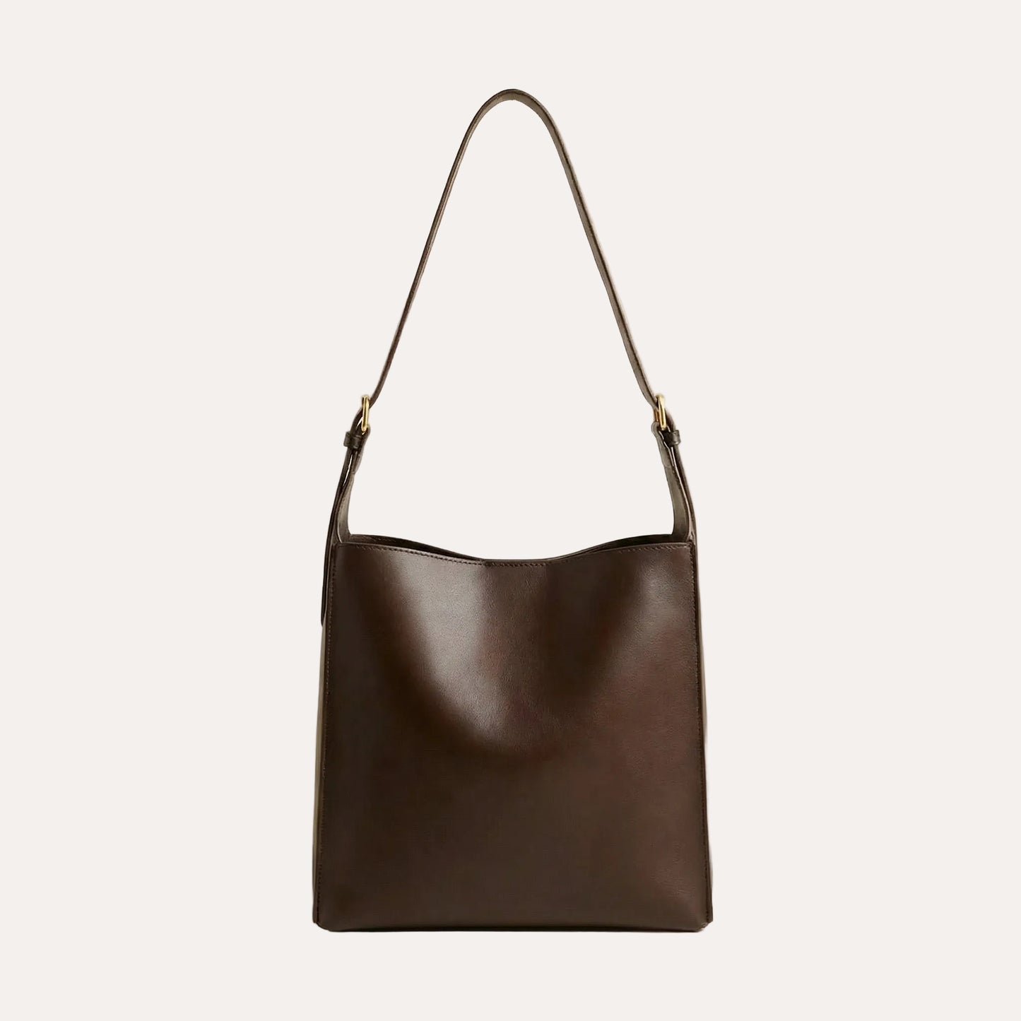 Ava Bucket Bag - Minimalist PU Leather Shoulder Bag