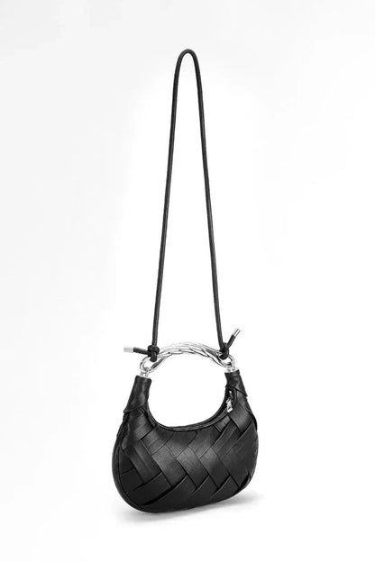 Willow Hobo Bag - PU Leather Braided Shoulder Carry