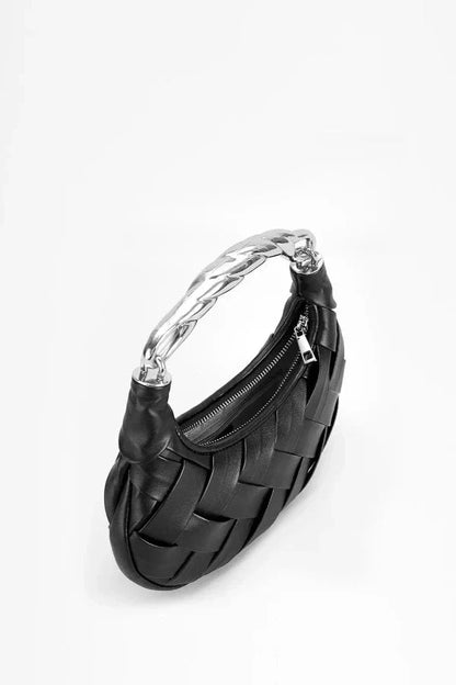 Willow Hobo Bag - PU Leather Braided Shoulder Carry