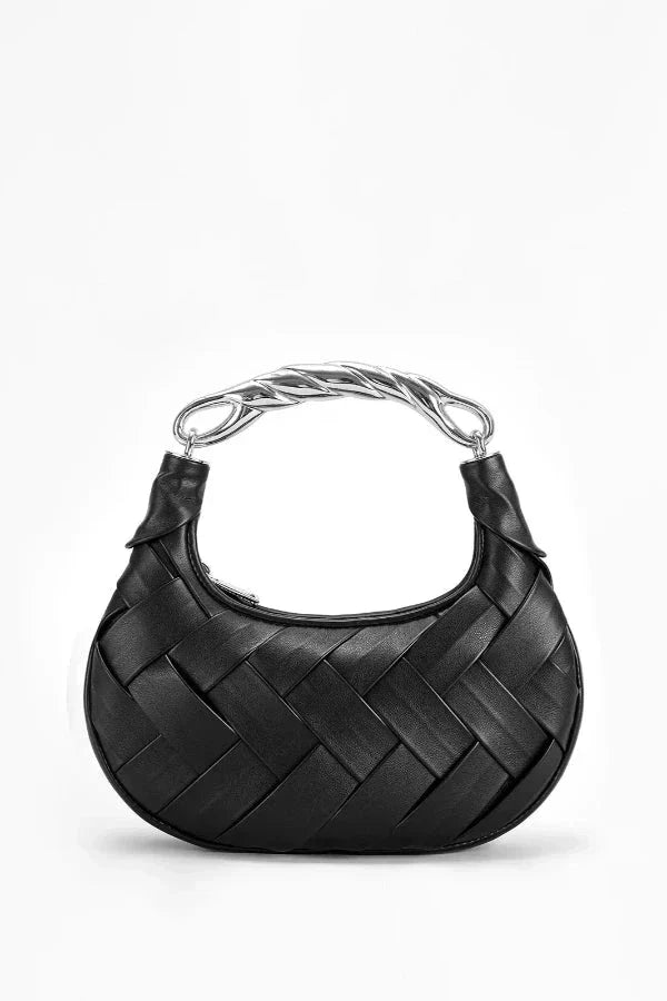 Willow Hobo Bag - PU Leather Braided Shoulder Carry