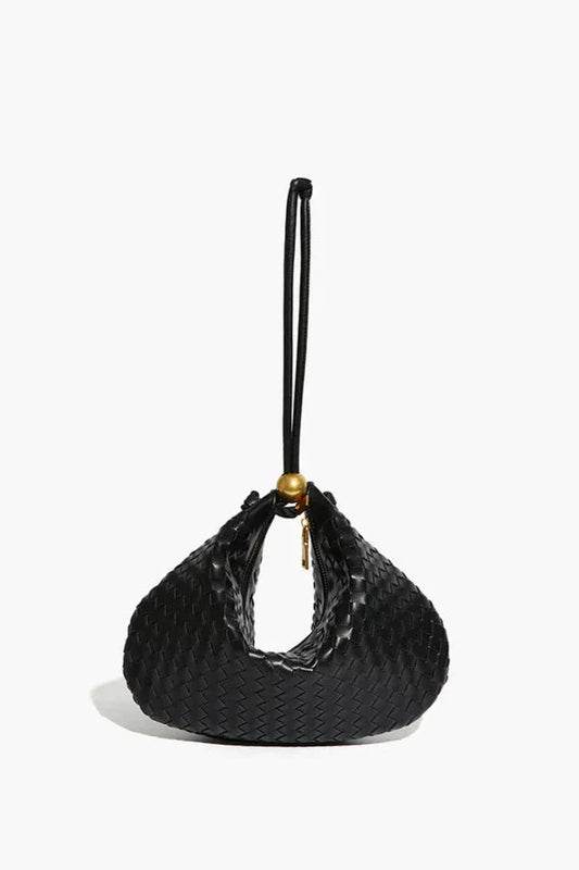 Moria Shoulder Bag - Woven Polyester Ruched Everyday Carry
