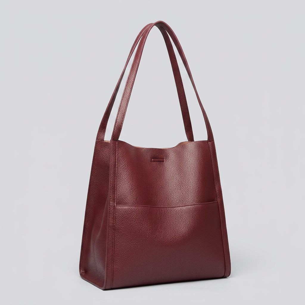 Margot™ Leather Tote Bag - Plus size model