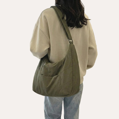 Soft Fabric Shoulder Bag for Everyday Use