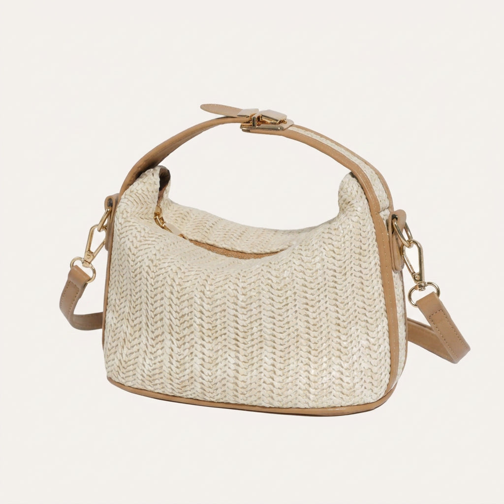 shoulder bag woven crossbody strap
