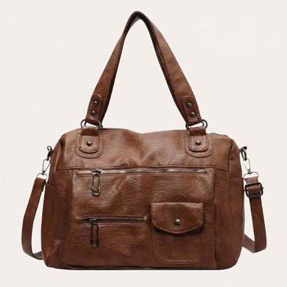 Jade Daily Tote Bag - Canvas Minimalist Shoulder Bag