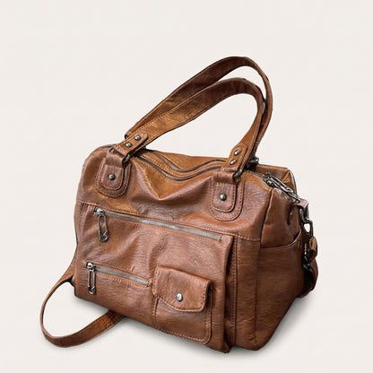 Jade Daily Tote Bag - Canvas Minimalist Shoulder Bag