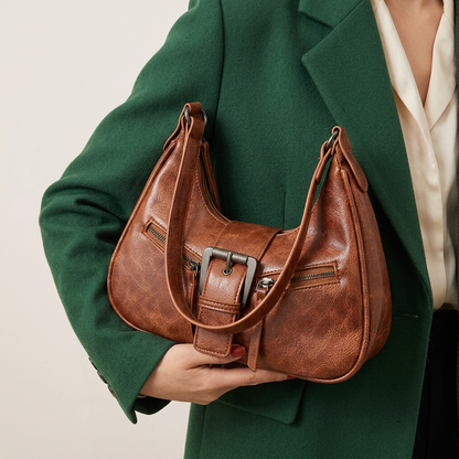 Breezy Crossbody Bag | Premium Vegan Leather, Y2K Inspired - Plus size model