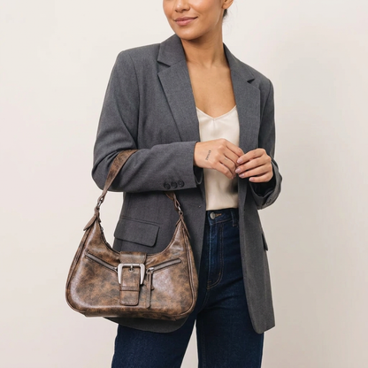Breezy Crossbody Bag | Premium Vegan Leather, Y2K Inspired - Plus size model