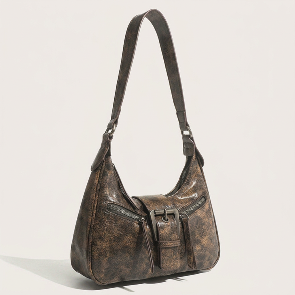 Breezy Crossbody Bag | Premium Vegan Leather, Y2K Inspired - Plus size model