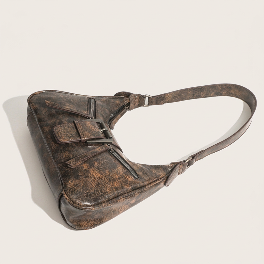 Breezy Crossbody Bag | Premium Vegan Leather, Y2K Inspired - Plus size model