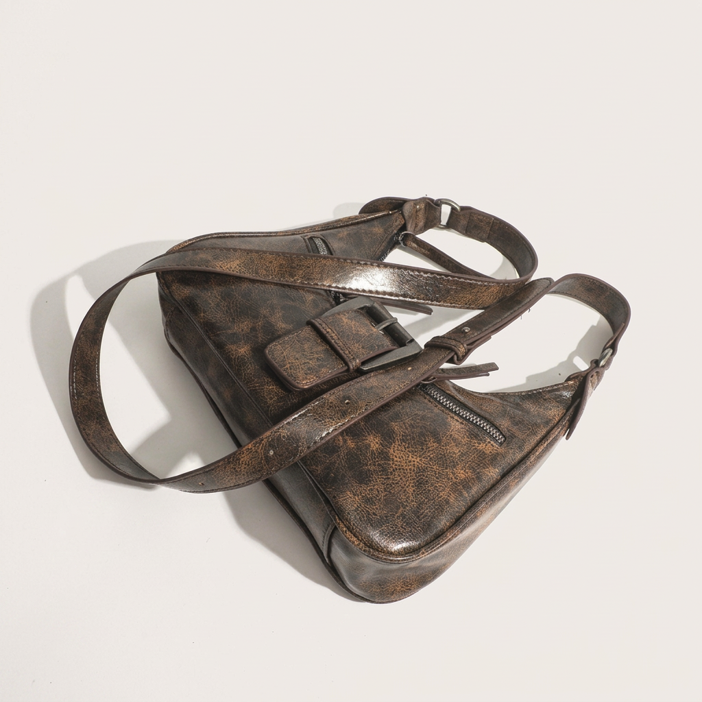 Breezy Crossbody Bag | Premium Vegan Leather, Y2K Inspired - Plus size model