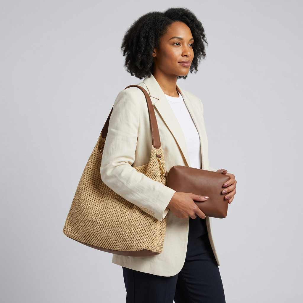 Lena | Hobo Bag - Plus size model