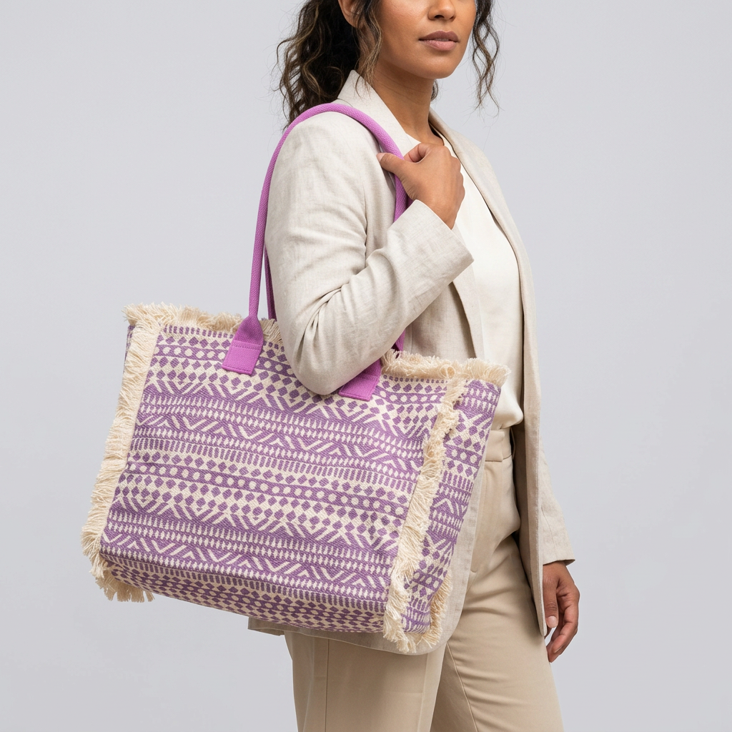 Flora | Tote Bag - Plus size model
