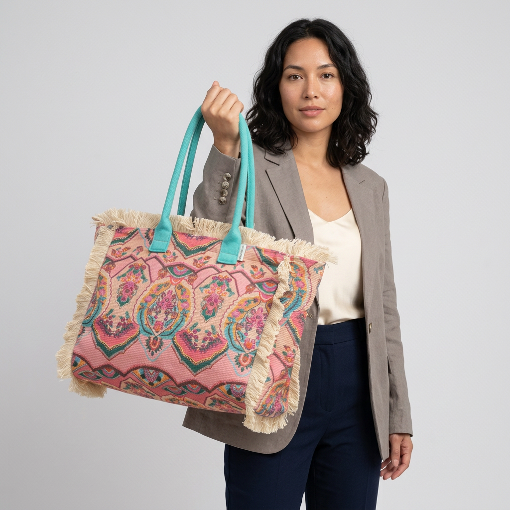 Flora | Tote Bag - Plus size model