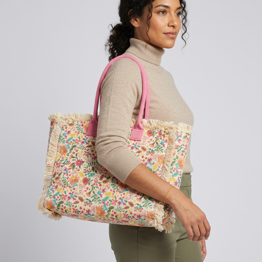 Flora | Tote Bag - Plus size model