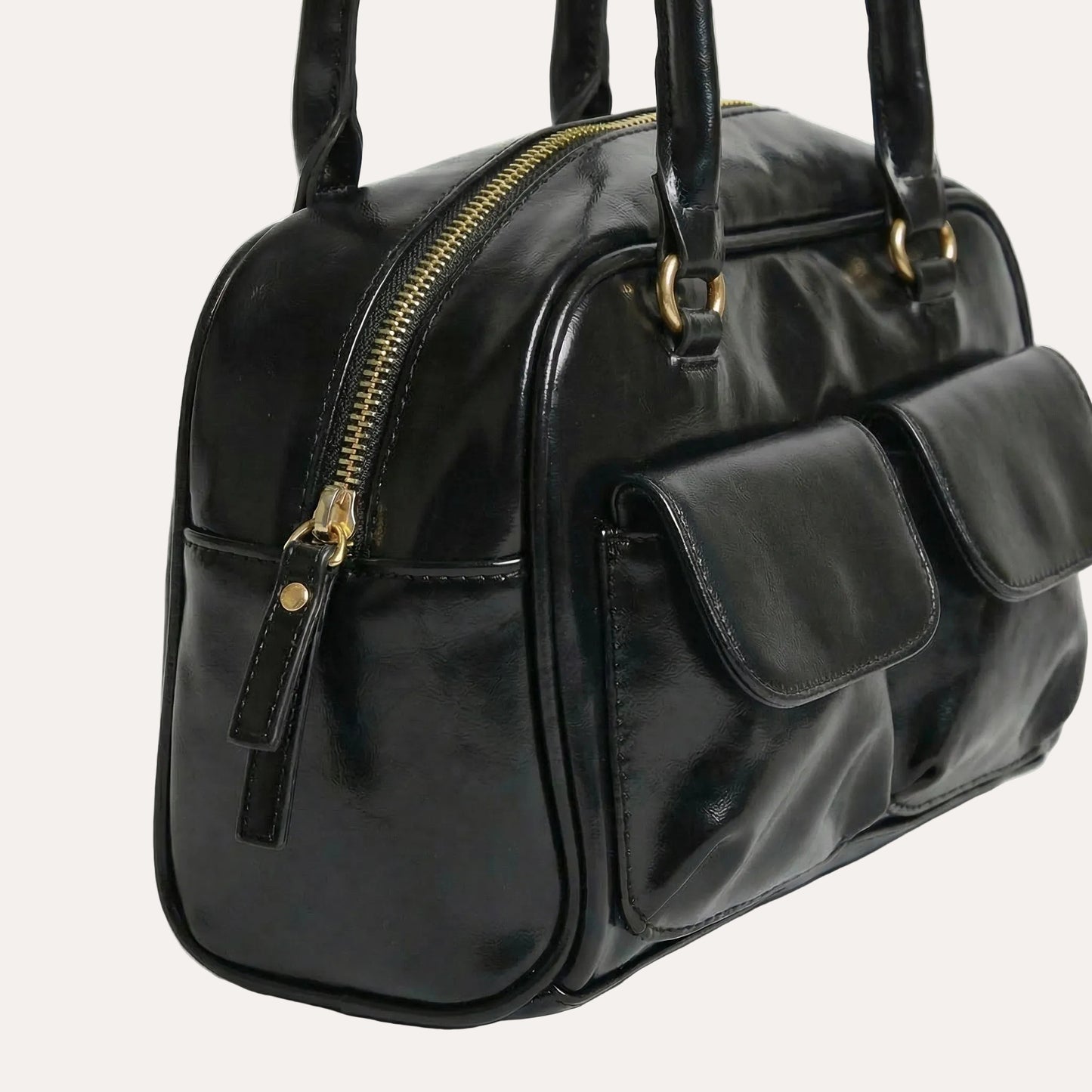 Louise Daily Shoulder Bag - Sleek PU Leather Everyday Carry