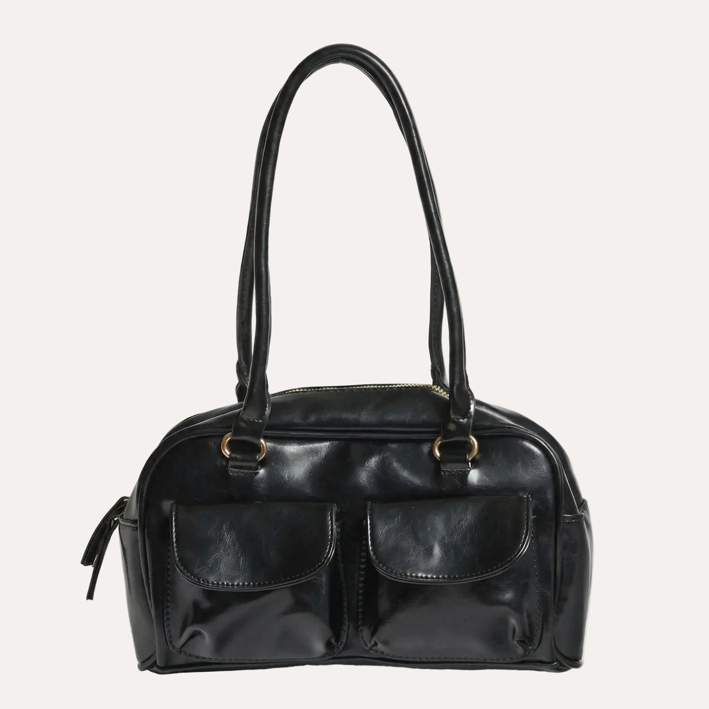 Louise Daily Shoulder Bag - Sleek PU Leather Everyday Carry