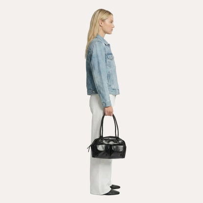 Louise Daily Shoulder Bag - Sleek PU Leather Everyday Carry