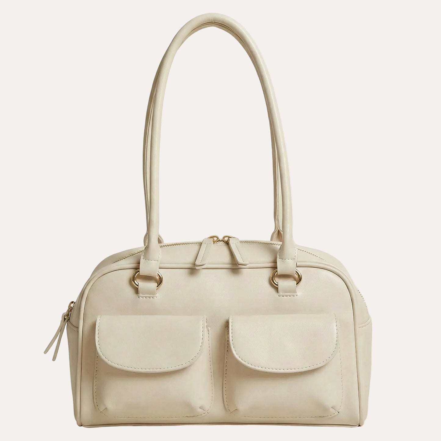 Louise Daily Shoulder Bag - Sleek PU Leather Everyday Carry