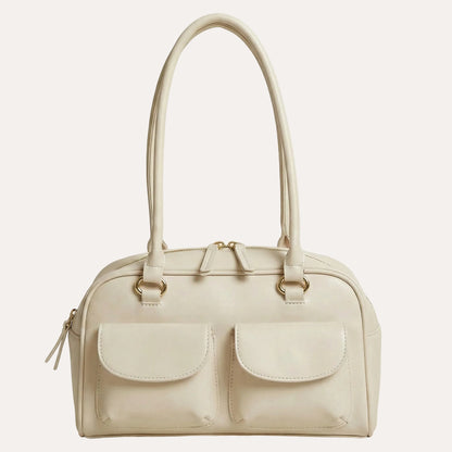 Louise Daily Shoulder Bag - Sleek PU Leather Everyday Carry