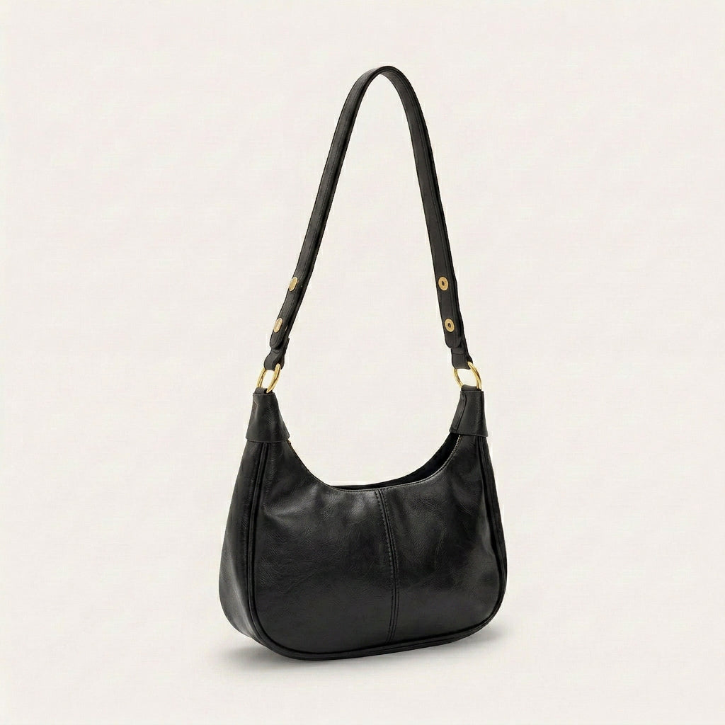 Leya Crossbody Bag | Vegan Leather, Adjustable Strap - Plus size model
