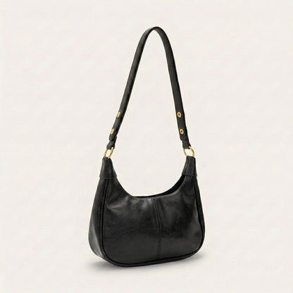 Leya Crossbody Bag | Vegan Leather, Adjustable Strap - Plus size model