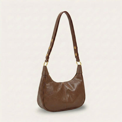Leya Crossbody Bag | Vegan Leather, Adjustable Strap - Plus size model