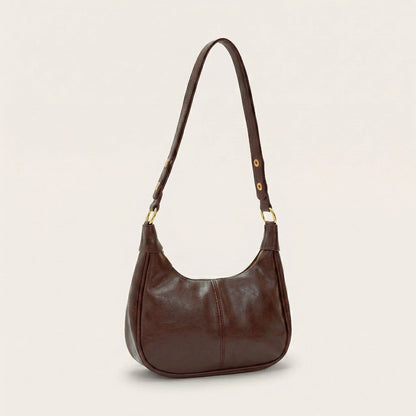 Leya Crossbody Bag | Vegan Leather, Adjustable Strap - Plus size model