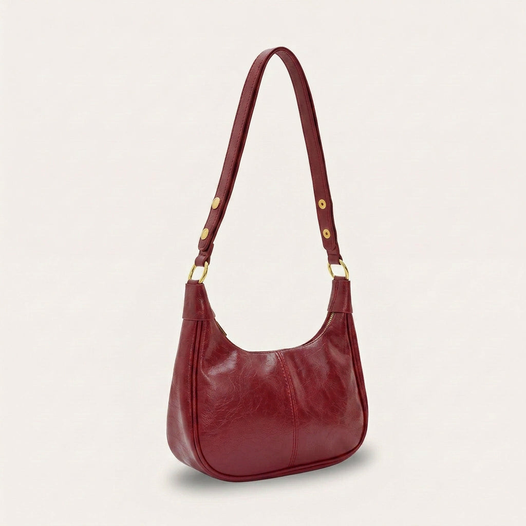 Leya Crossbody Bag | Vegan Leather, Adjustable Strap - Plus size model