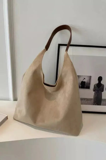 Clarice Hobo Bag - Suede Spacious Multipurpose Carry