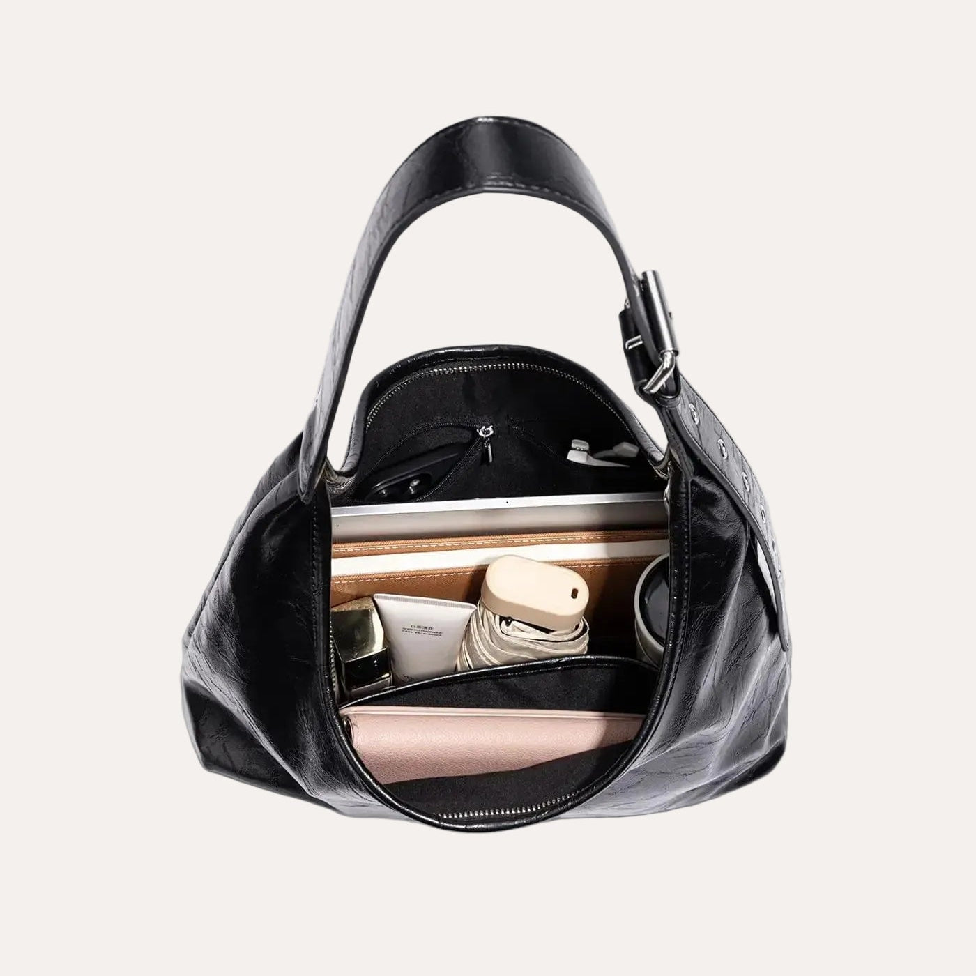 Sable Leather Tote Bag | Distressed Finish, Spacious Design