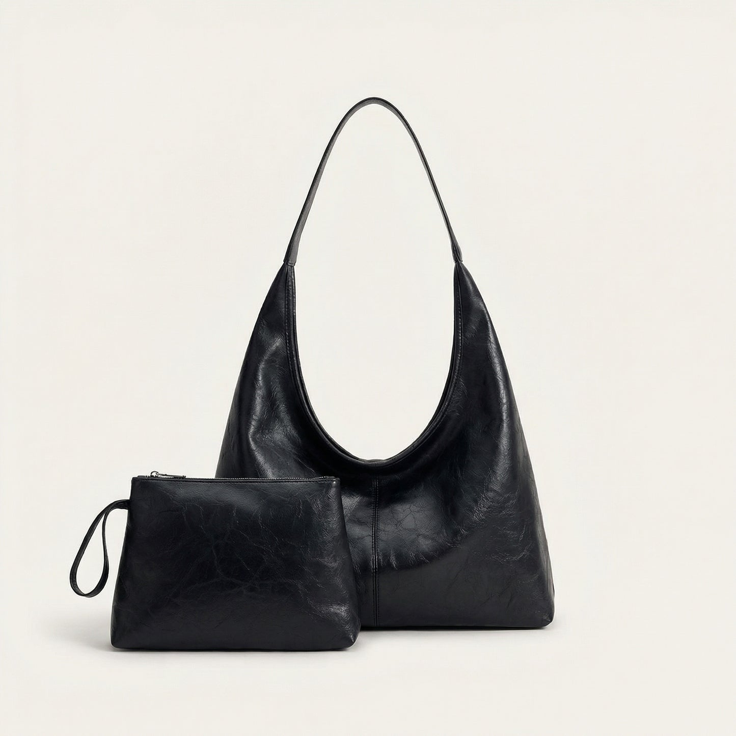 Elara Everyday Tote Bag - Durable Polyester, Includes Makeup Pouch