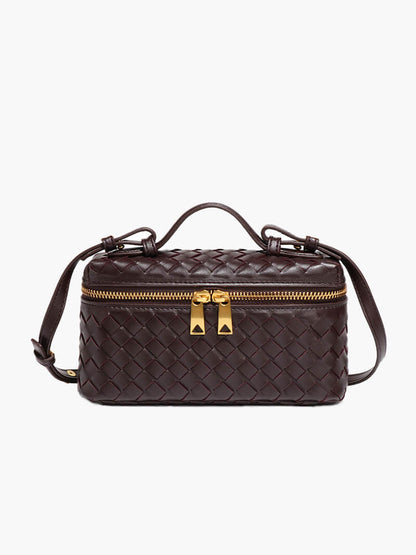 Lyssa Hobo Bag - PU Leather Woven Everyday Carry