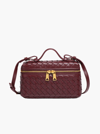 Lyssa Hobo Bag - PU Leather Woven Everyday Carry