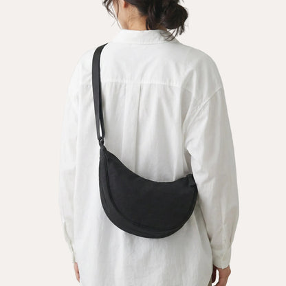 Nylon Shoulder Bag with Adjustable Strap
