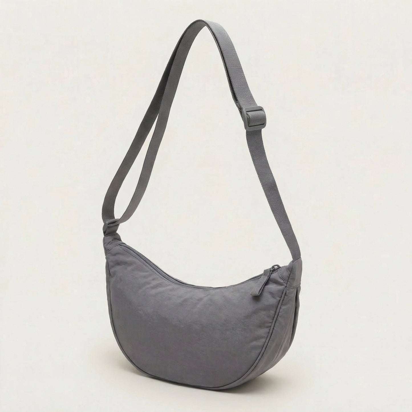 Sola Black Shoulder Bag | Nylon, Adjustable Strap for Women