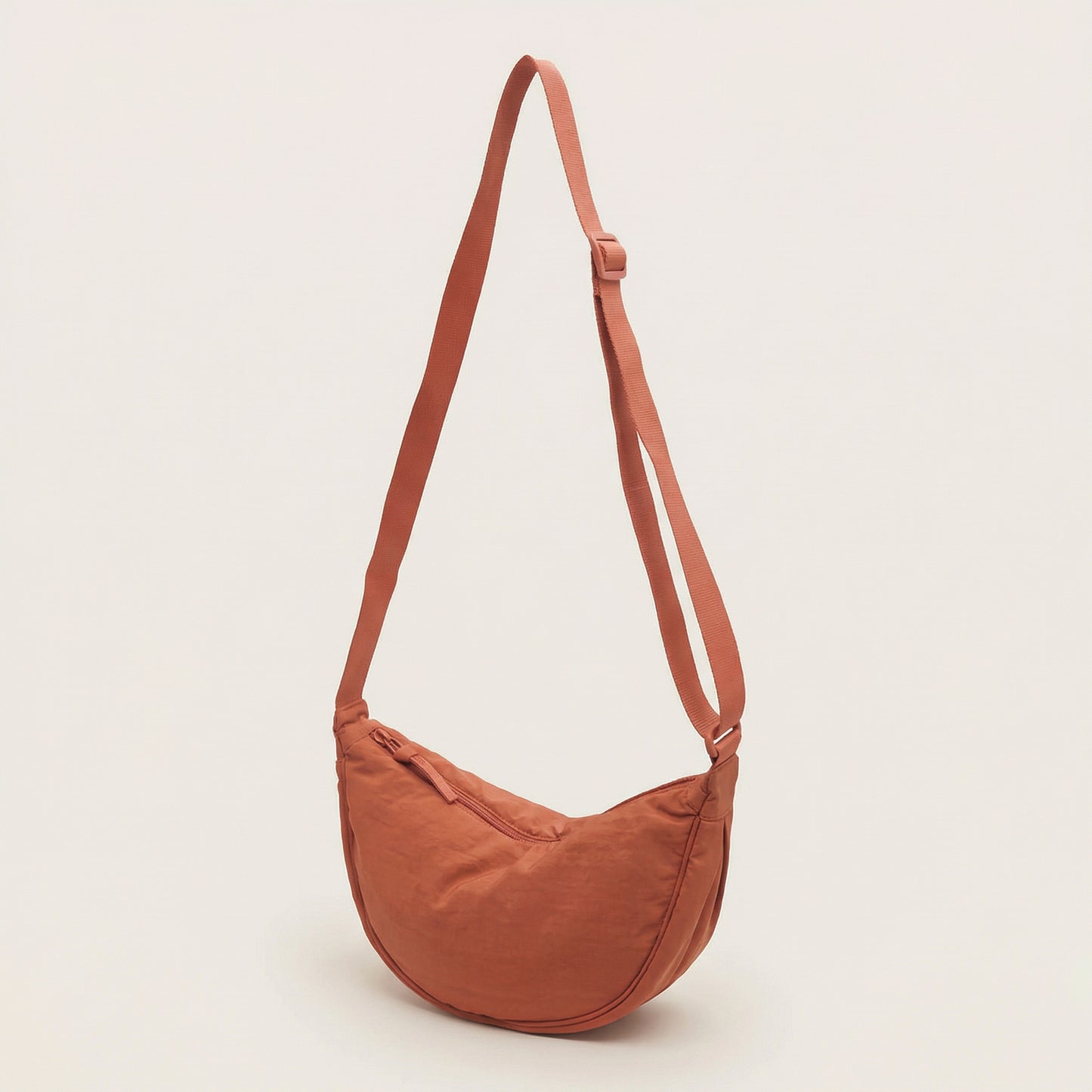 Sola Black Shoulder Bag | Nylon, Adjustable Strap for Women