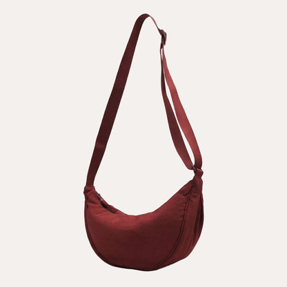 Nylon Shoulder Bag with Adjustable Strap