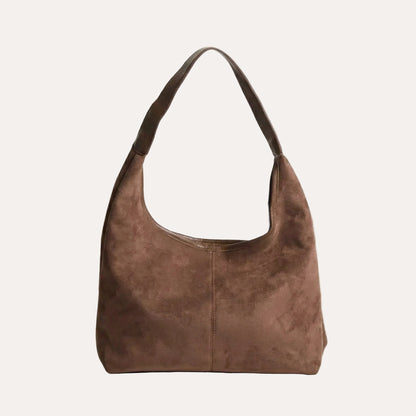 Sura Daily Tote Bag | Vegan Leather, Chic Suede Look