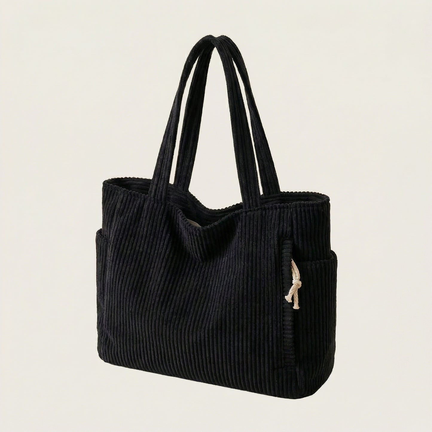 Tilda Tote Bag | Ribbed Corduroy Design with Spacious Interior
