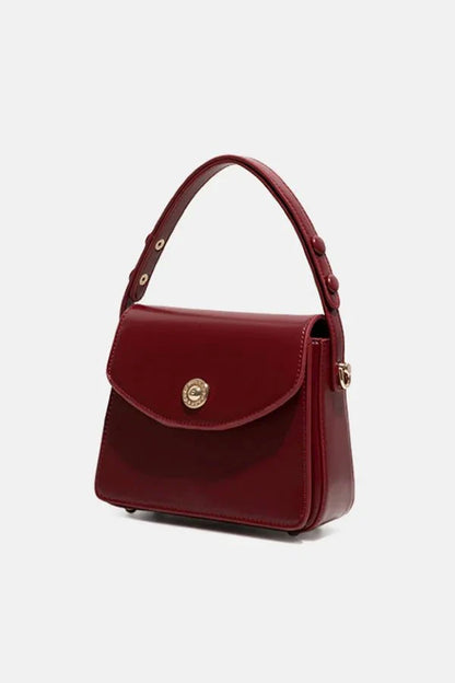 Corra Shoulder Bag - PU Leather Structured Evening Carry